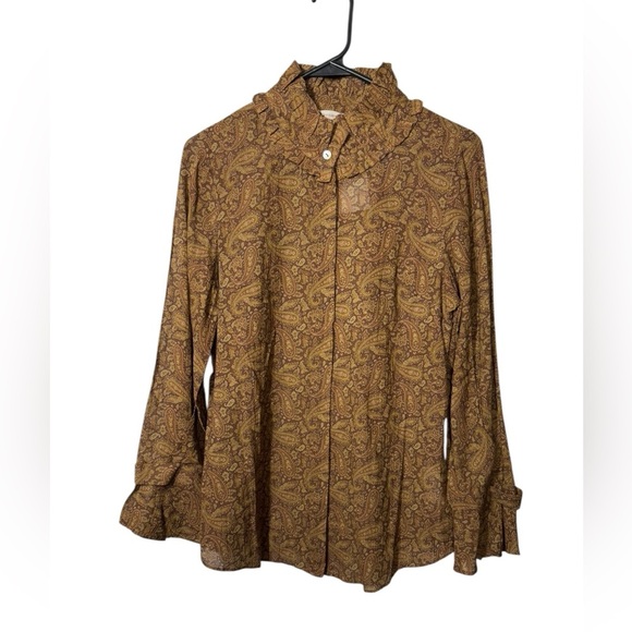 NWT Soft Surroundings Knightsbridge Blouse Size XS - Picture 3 of 11